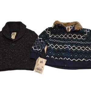 Two Boys 3-6 Months Sweaters Baby Bgosh Carters NWT